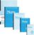Nakamura Prints, Horizontal Opening Notebook, Trial Brain Refinement Set, A4 Graph 0.2 inch (5 mm), A5 Horizontal Ruled 0.3 inch (7 mm), A6 Graph 0.2 inch (5 mm), B5 Horizontal Ruled 0.3 inch (7 mm