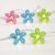 Nakolulu Flower String Lights Plug-in, 8.5FT, Warm White, 10 LED Multicolor Flowers, Connectable Outdoor Fairy Lights for Patio Balcony Fence Party,Warm White