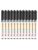 Name Pen Plus M Black Oil-Based Markers, 12 Pack, 2 mm Tip with Rubber Grip, 5.5 in