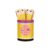 Name Sticks, 121-Piece Educational Learning Tags with Storage Cup Set