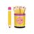Name Sticks, 121 Piece Educational Learning Tags with Storage Cup Classroom