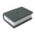Namzi 10PCS Book Shaped Silicone Beads,Creative Mini Book Charms,Grey