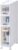 Narrow Slim Rolling Storage Cart – Organize Small Spaces with 3 Tier Drawers – White Plastic Storage Cabinet Next to Refrigerator, 5Tier