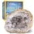 National Geographic Gigantic Geode Kit – Break Open a Huge Geode with Crystals Inside, Earth Science Kit for Kids, Fun Geology Activity, Rock and Mineral Gift for Boys and Girls