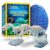 National Geographic Glow-in-The-Dark Dinosaur Skeleton Model Building Kit – Build Replica Velociraptor & T. rex Bones, Educational Dinosaur Egg Activity Kit, Fossils for Kids 5-7