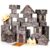 National Geographic Jumbo Cardboard Building Blocks 30-Piece Castle Set