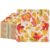 NatNarr 100 Pcs Fall Napkins, 5 Inch Autumn Maple Leaves Cocktail Napkins
