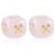 Natural Gemstone Dice Set, 2 Pcs Hand-Carved D6 Dice 16mm Mahjong Dice Set