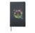 Nature Peace Symbol Flower Peace Hardcover Journal, Black