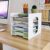 Natwind 5-Tier 10”x12” Scrapbook Desk Organizer,Paper Organizer,File Organizer,Letter tray,Paper Sorter,White File Holder for Home Office, School Classroom