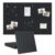Navellon Large Splicing Felt Bulletin Board Cork Board Alternative 36″ x 24″ Felt Pin Board for Home Office Classroom Wall Decor Felt Wall Panel with Pushpins Adhesive Tabs(Fine-Stripe 6 Pack, Black)