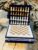 NB 12-Inch Handcrafted Marble Chess Set with Blue Velvet Gift Box – Elegant Stone Chessboard with Full Set of Carved Chess Pieces (White Green)