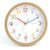 Nbdeal 8inch Learning Clock for Kids, Teaching Analog Clock, Colorful Bedroom Wall & Desk Dual-use Clock, Wood Grain Color ET-H2006