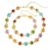NCBBVKJD 2Pcs Colorful Crystal Jewelry Sets for Women