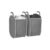 Neatfreak Set of 2 Easy Carry Laundry Hampers with Comfort Foam Handles, Foldable for Easy Storage, Self-Standing Laundry Basket