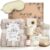 NECHEGI Spa Gift Basket for Women, 12-Piece Self Care Gifts for Her with Flannel Blanket, Luxury Birthday Gifts for Women, Get Well Soon, Thinking of You, Relaxing Gift for Mom Wife Friends