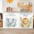 NEFMGEG 329-ZF-GZL-Classroom Cabinet Curtains for Classroom Shelves