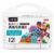 NEKZA PLAST Acrylic Marker Pen Set 12 Colours | Dual Tip Acrylic Paint Markers for Drawing, Rock Painting, Canvas, Glass, Wood & DIY Art