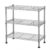 Neliangia 3-Tier Adjustable Chrome Metal Wire Storage Shelving Unit