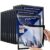Nellvita 15 Pcs Magnetic Signs Holder, for 5″ x 7″ Letter, Sturdy PVC Magnetic Document Holder, Magnetic Picture Poster Frame, Can Self-Adhesive Wall/Door/Window or Magnetic for Refrigerator