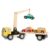 Nene Toys Magnetic Car Loader with 4 Cars and 1 Semi-Trailer Wooden Truck for Kids 2+ Year Old – Interactive Crane Wooden Toy – Vehicle Toys for Boys Girls – Educational Toy for Toddlers Ages 2+
