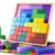 Neoflavie Dementia Products for Elderly, 15 Wooden Tiles Matching Game Activities for Seniors, Easy Memory Games for Alzheimer’s, Cognitive Craft Gifts, Large Brain Puzzle Pattern Blocks for Elderly