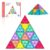 NEOFORMERS 16PCS Magnetic Tiles Equilateral Triangle Expansion Pack, STEM Educational Construction Stacking Blocks, Compatible with Major Brands (16PC Equilateral Triangle)