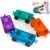 NEOFORMERS Magnetic Tiles Car Building Kit, 4 PCS Magnet Construction Trucks, STEM Toys for Boys Girls Ages 3-5 4-8,Educational Vehicle Engineering Set, Sensory Building Gifts for Toddlers & Kids