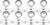 Neosmuk Magnetic Eye Bolt Hooks, 170lb Cruise Cabin Hooks, Silver 8 Pack
