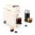 Nespresso Vertuo Next Premium Coffee and Espresso Maker by Breville with Aeroccino Milk Frother, Creamy White Dark Chrome