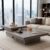 Nesting Coffee Table Set of 2, Square Centre Table, Modern Accent Table with 1.6″ Thick Tabletop, Wood Coffee Tables for Living Room Office Apartment