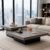 Nesting Coffee Table Set of 2, Square Centre Table, Modern Accent Table with 1.6″ Thick Tabletop, Wood Coffee Tables for Living Room Office Apartment