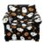 NETILGEN 2 Pieces Split Sofa Armchair Cushion Couch Covers Halloween Cartoon Ghost Stretchy Sofa Elastic Chair Slipcovers with Elastic Bottom Easy to Install Non Slip Furniture Protector