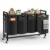 NEWBULIG Laundry Hamper Sorter, Rolling Laundry Basket, 4 x 10.6 Gal