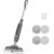 NEWBULIG Scrub & Steam Mop for Floor Cleaning with Dual Rotating Mop Pads