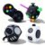 New Fidget Toy Cube 4 Pack Creative Rotating Cube and 12-Sided Mini Cube Relieves Stress and Anxiety Anti Depression Focus Travel Toy Cube For Children and Adults Stocking Christmas Idea Stuffer Gifts