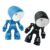 NEWFT User Friendly LED Small Night Light with Robot Shape Automatic Light Sensors Adjustable for Various Occasion LED