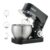 Newiceaid Stainless Steel Stand Mixer, 6-Speed Tilt-Head Mixer with 700W Powerful Motor, 7.4QT Bowl, Electric Kitchen Mixer with Dough Hook, Beater, Whisk for Baking & Dough Making-Black