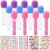 Newtay Microphone Candy Tubes 10″, 12 Set, Purple, Pink, Blue