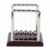 Newton ‘ s Cradle Balance Balls | Stress Relief Desk Toy for Office/Home/Study | Square Pendulum Decor with Solid Metal Balls | Educational Physics Present (Small Square Billiard Ball)