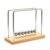 Newtons Cradle Balance Pendulum Balls, Swinging Kinetic Balls with Beech Base, Science Physics Educational Learning Tool, Office Home Creative Decoration, Stress Relief Fidget Desk Toy (Large)