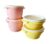 NewTupperware Heritage Servalier Food Storage Container Liquid Tight Seal 20oz and 10oz Set of 4 (Buttercup & Blush)