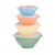 NewTupperware Servalier Heritage Vintage Food Storage Container Bowl Set of 4 (Spring Mist)