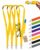 New Upgraded Plain Fabric Glasses and Pen Lanyards with Pocket Cotton Breakaway Lanyard for Id Badge Eyeglass Loop Marker Pencil Stylus Holder Teachers Nurses Office Staff
