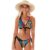 Nexawaveo Collage Saxophone Geometrical Women Bikini Set Two Piece Triangle