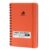 Nextnoid Lined Spiral Notebook Journal For Women & Men – A5(5.8″ x 8.3″) 170 Pages, Hardcover Notebooks for Work & Note Taking, College Ruled Journals for Writing – Vivid Orange