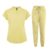 niaahinn Scrub for Women Stretch Top and Jogger Pants with Pockets