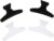 Nice and Practical4Pcs Black White Hairdressers Butterfly Style Styling Hair Clamps Clips Claw Clasps Hairdressing Salon Tool