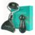 Nicedony Gua Sha Tool for Face and Nine Dragon Jade Face Roller Set, 2-Piece Cooling Facial Roller with Mushroom Stone for Women, Skincare Tool for Face, Neck and Jawline Massage