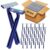 NICEMOVIC 60 Pcs Disposable Razors, Bulk Disposable Razors for Men & Women, Twin Blade Shaving Razors, Homeless Supplies Bulk, Multipurpose Shavers for Hotels, Travel, Charity, Bathrooms – Blue